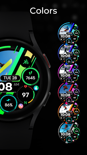 TVV Winter Sports Watch Face Screenshot 2