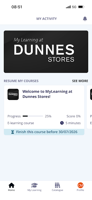MyLearning at Dunnes Stores Screenshot 0