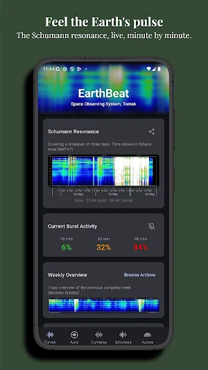 EarthBeat - Schumann Resonance Screenshot 0