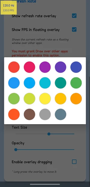 Refresh Rate Display Pro Screenshot 1