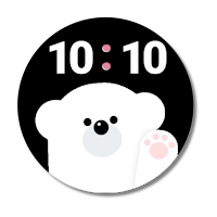 Cute Bear Animated Watch Face
