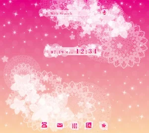 Cute wallpaper-Pink & Lace- Screenshot 0