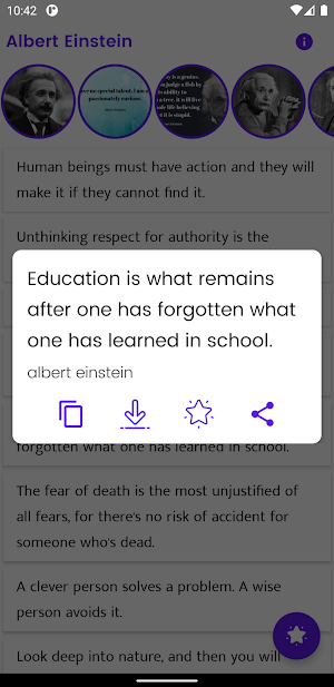 Albert Einstein Quotes and Sayings Screenshot 3