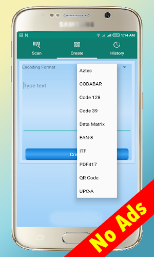 Qr BarCode Scanner & Generator Screenshot 3