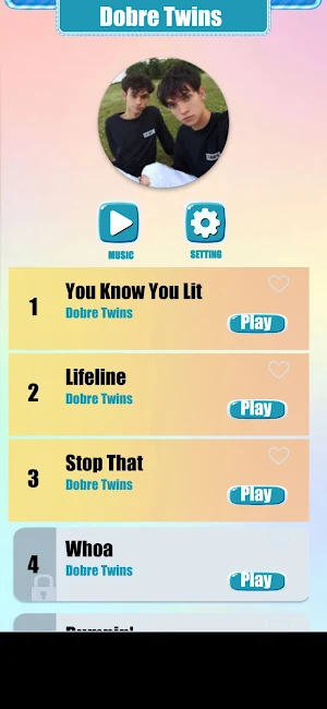 Dobre Brother Music Tiles Game Screenshot 0