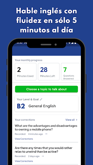 5-Minute English: Habla inglés Screenshot 0