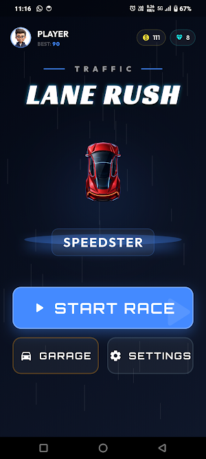 Traffic Lane Rush Screenshot 1