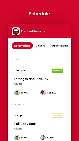 Raw Iron Fitness Screenshot 2