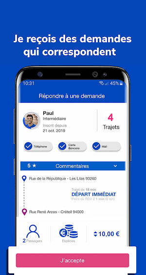 Citygo, covoiturage urbain au quotidien Screenshot 2
