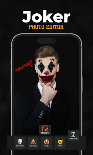 Joker Face Mask Photo Editor Screenshot 1