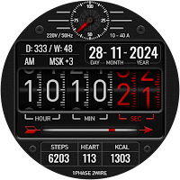 DIGI ELECTRO WS78 Watch face