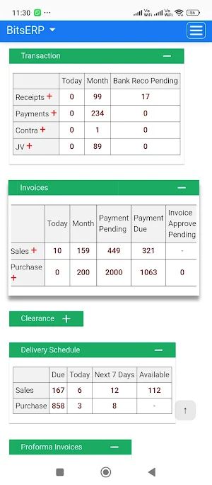 BitsERP Screenshot 1