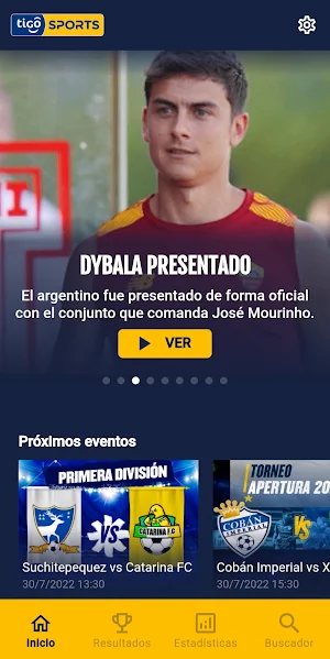 Tigo Sports 4K Screenshot 0