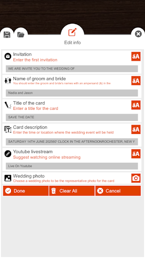 WedCard Screenshot 3