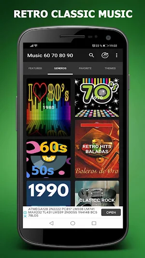 60s 70s 80s 90s 00s Music Radios Screenshot 1