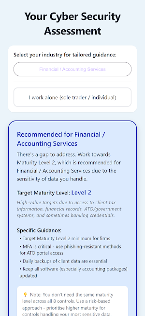 Aussie Cyber Check Screenshot 2