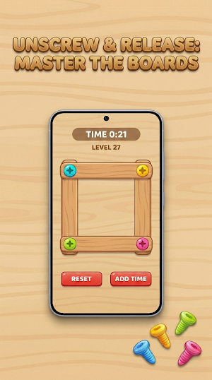 Screw Master: Timber Puzzle Screenshot 2