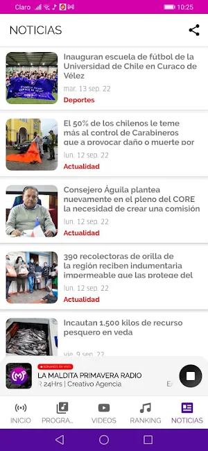 La Maldita Primavera Radio Screenshot 2