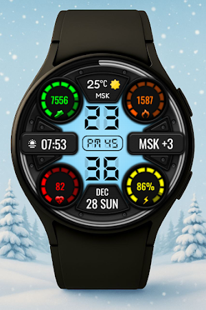 Lumen Digital Watch Face Screenshot 0