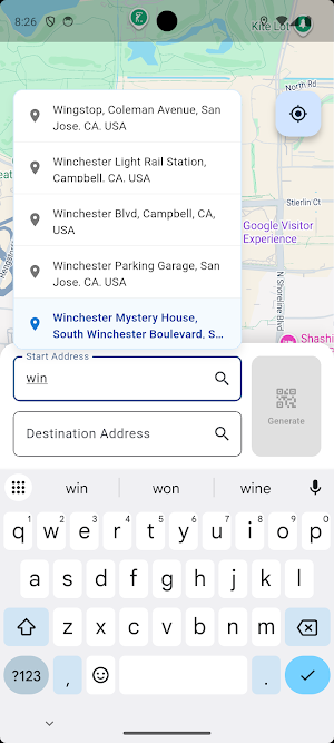 Route Share QR Screenshot 2