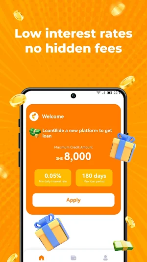 LoanGlide - Online loan Screenshot 1