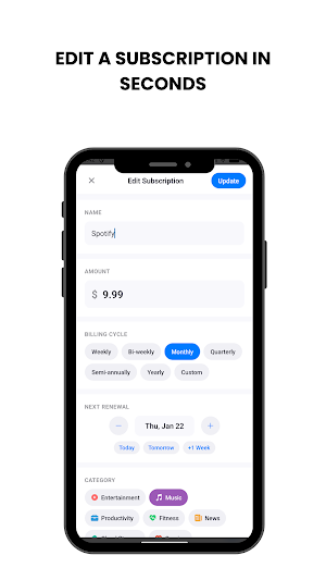 SubVault: subscription manager Screenshot 1