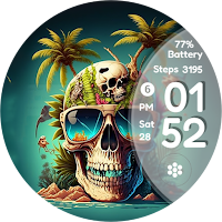 Magic Skull Watch Face