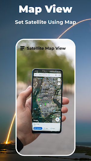 Satellite Finder & GPS Compass Screenshot 2