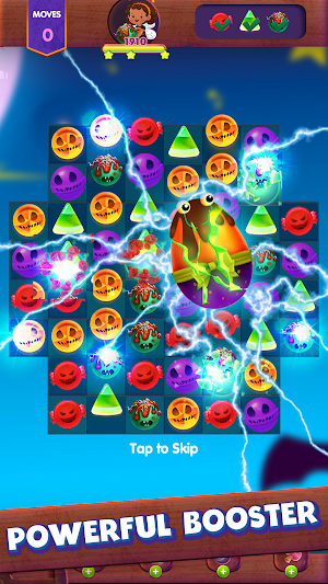 Spooky smash-Halloween match 3 Screenshot 3