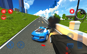 Police Car Patrol VS Crime City Screenshot 1