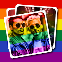 Photo filter flag LGBT+