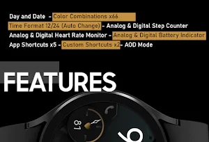 Dream 64 - Modern Watch Face Screenshot 1