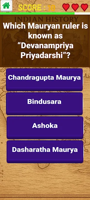 Indian History Quiz 2025 Screenshot 1