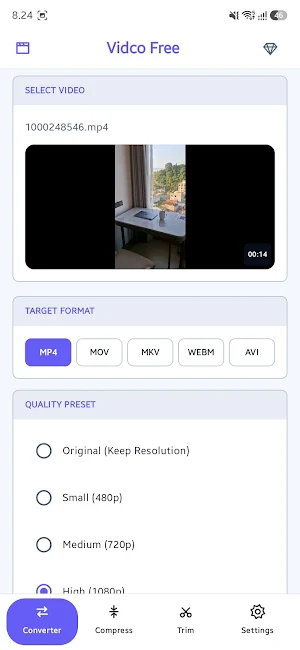 Vidco Video Compress & Convert Screenshot 3