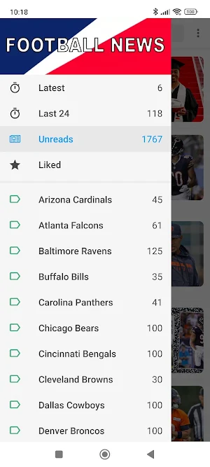 Football News Screenshot 1