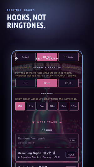 K-PopWake - Kpop Alarm Clock Screenshot 2