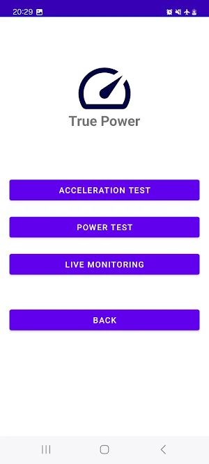 True Power - Automotive bench Screenshot 3