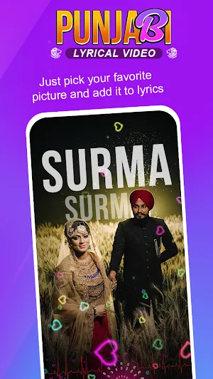 Punjabi Lyrical Video Status Maker Screenshot 2