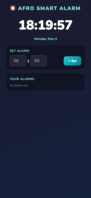 AFRO Smart Alarm Screenshot 3