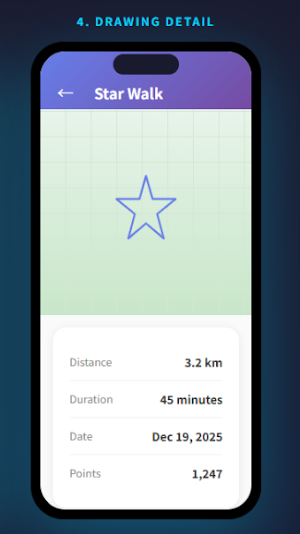 WalkDraw - GPS Art & Drawing Screenshot 3
