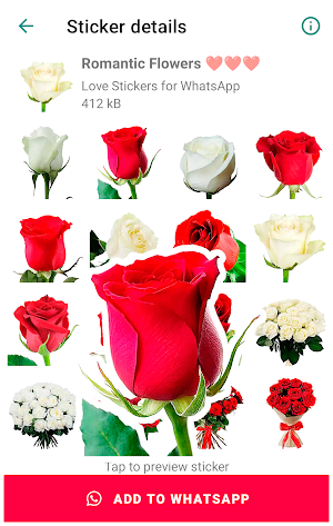 Romantic Stickers for WhatsApp Screenshot 3