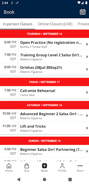 Rumba Y Timbal Dance Studio Screenshot 1