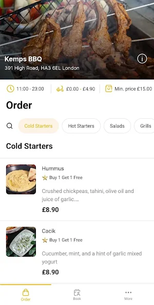 Kemps BBQ Screenshot 1