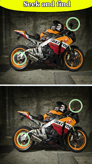 Spot Difference  CBR 250 Byke Screenshot 2