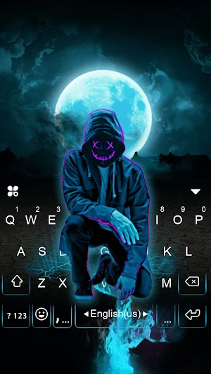 Maskman Parallax Keyboard Background Screenshot 1