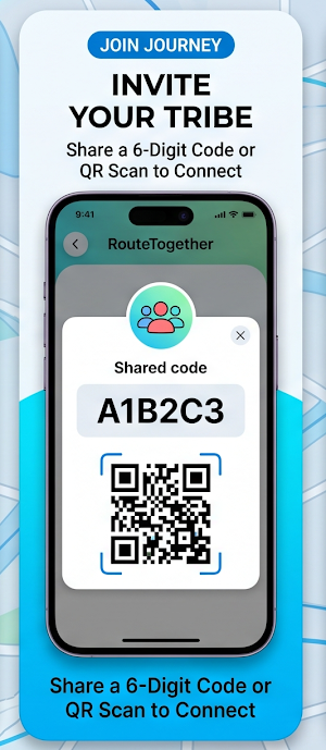 ConvoyMates – Live Group GPS Screenshot 1