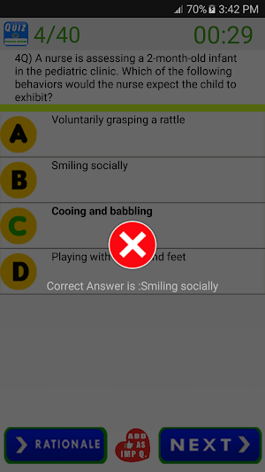 Pediatric Nursing Quiz Questions Free Screenshot 1