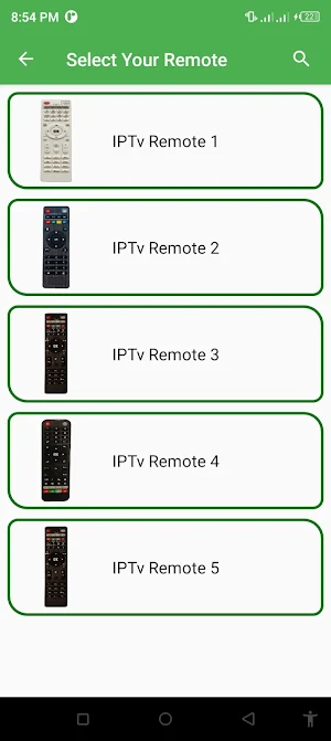 IPTV Remote control Screenshot 1
