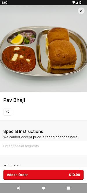 Nawab Indian Restaurant Screenshot 2
