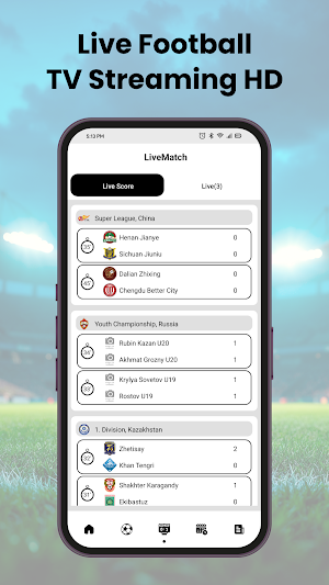 Live Football TV STREAMING HD Screenshot 3